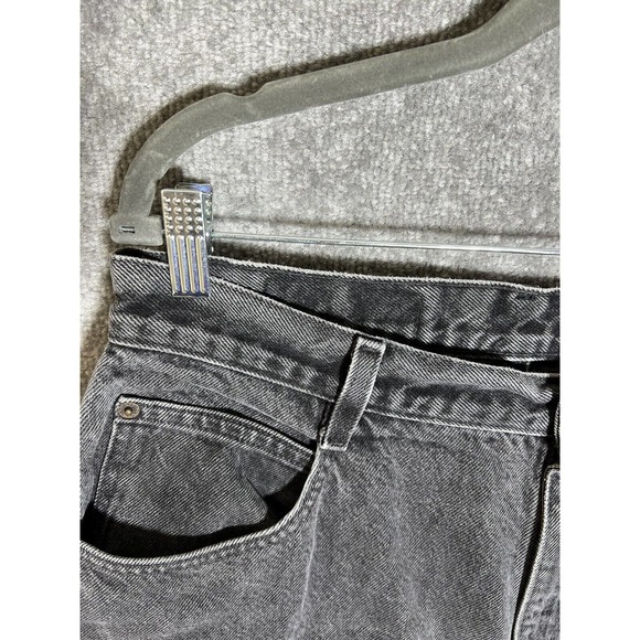 Gitano High Waist Mom Jeans Womens Size 16 Short Relaxed‎ Fit Faded Black Denim - Picture 9 of 14